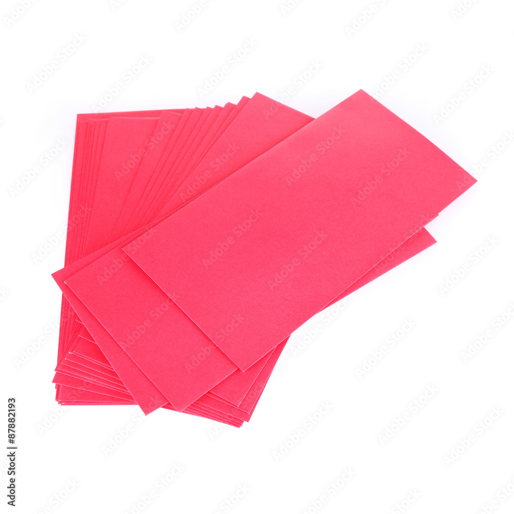 red envelope isolated on white background for gift red envelope isolated on white background for gift