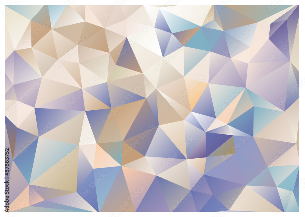 Obraz premium キュビズム背景_渋紺とベージュ