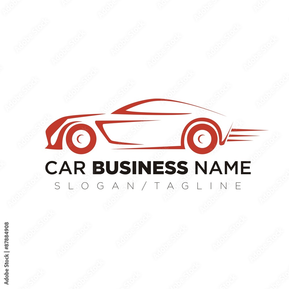 Car vector logo icon