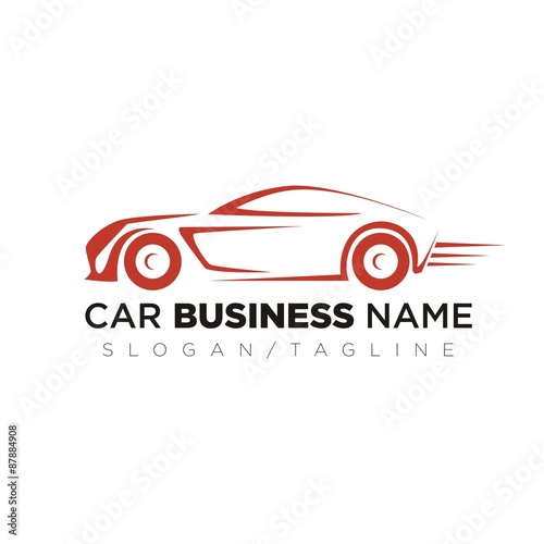 Car vector logo icon