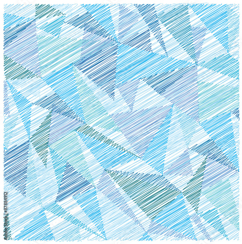 scribble vector triangles background