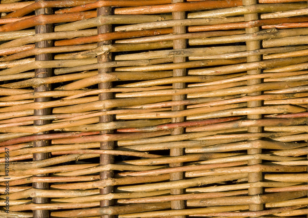 Texture of wicker basket Texture of wicker basket