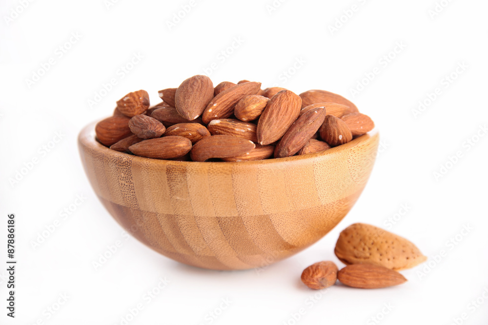 bowl with almonds