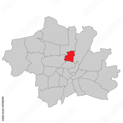 München Schwabing-West - Vektor