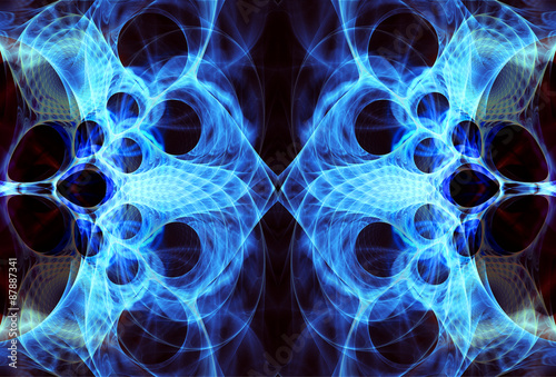 abstract fractal background photo