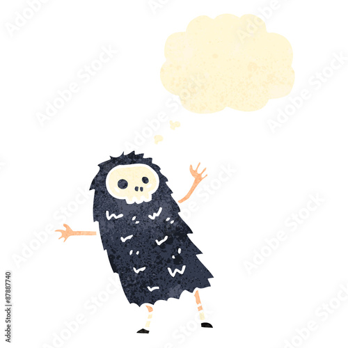 retro cartoon spooky ghoul
