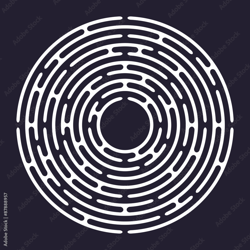 Circle labyrinth, maze, vector illustration Circle labyrinth, maze, vector illustration