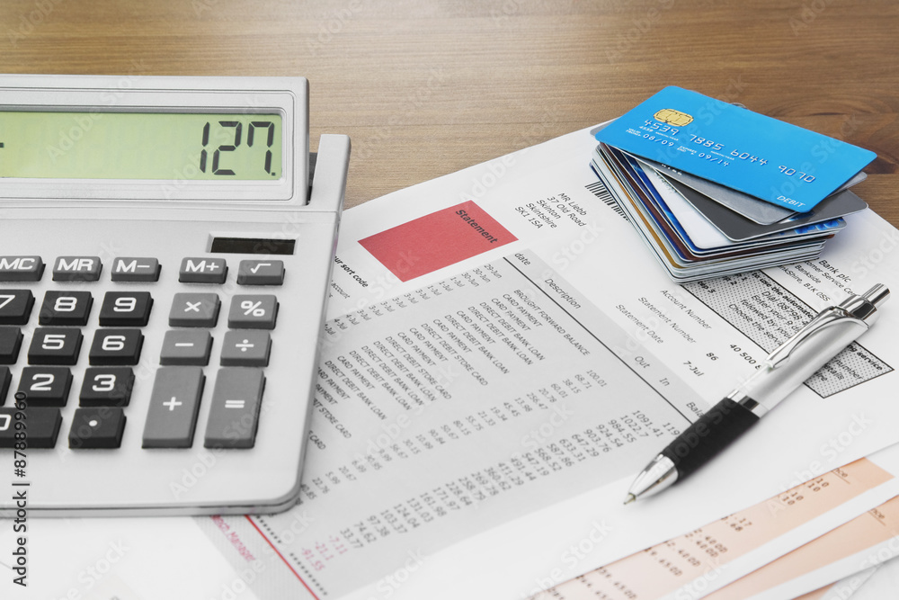 credit cards with credit card statements credit cards with credit card statements