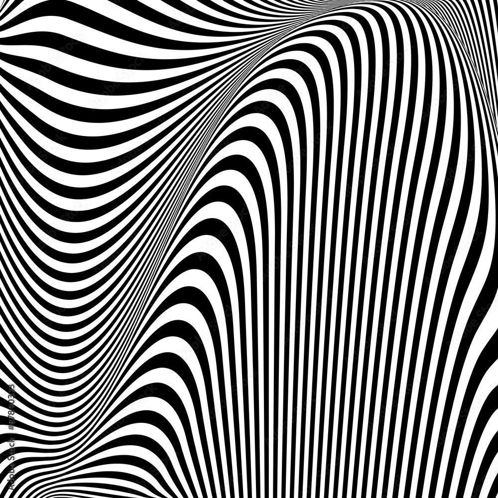Design monochrome textured illusion background Design monochrome textured illusion background