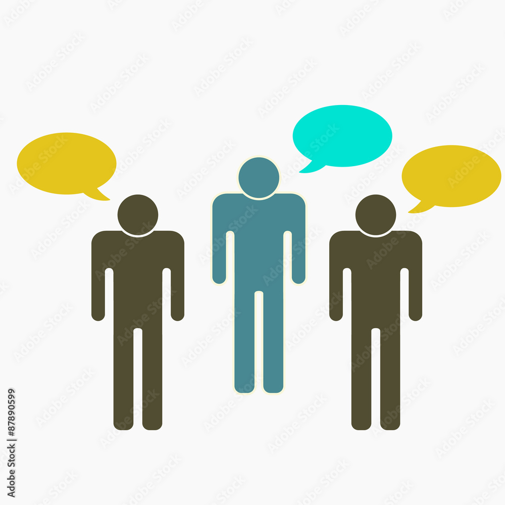 team work to talk and resolve issues. Stock vector team work to talk and resolve issues. Stock vector