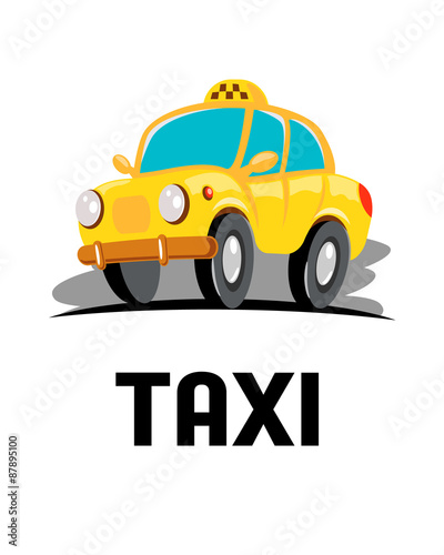 taxi car cartoon