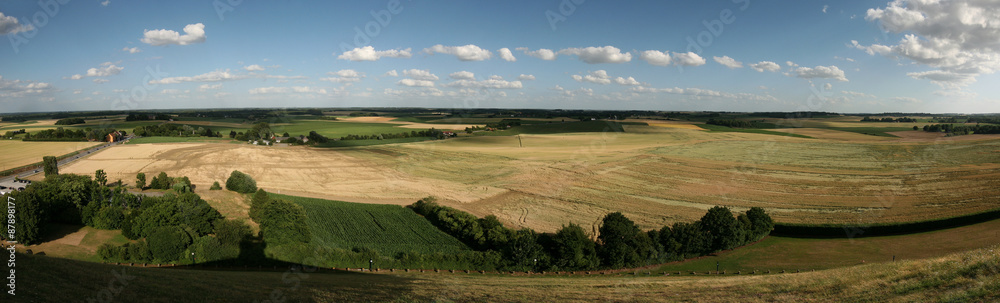 Battlefield of the Battle of Waterloo near Brussels, Belgium.