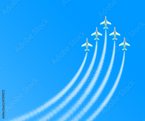 航空ショー　アクロバット2