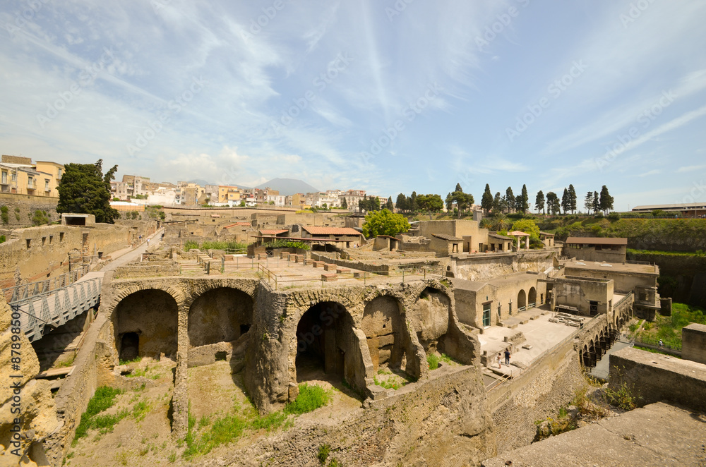 Herculaneum - Ercolano - obrazy, fototapety, plakaty 