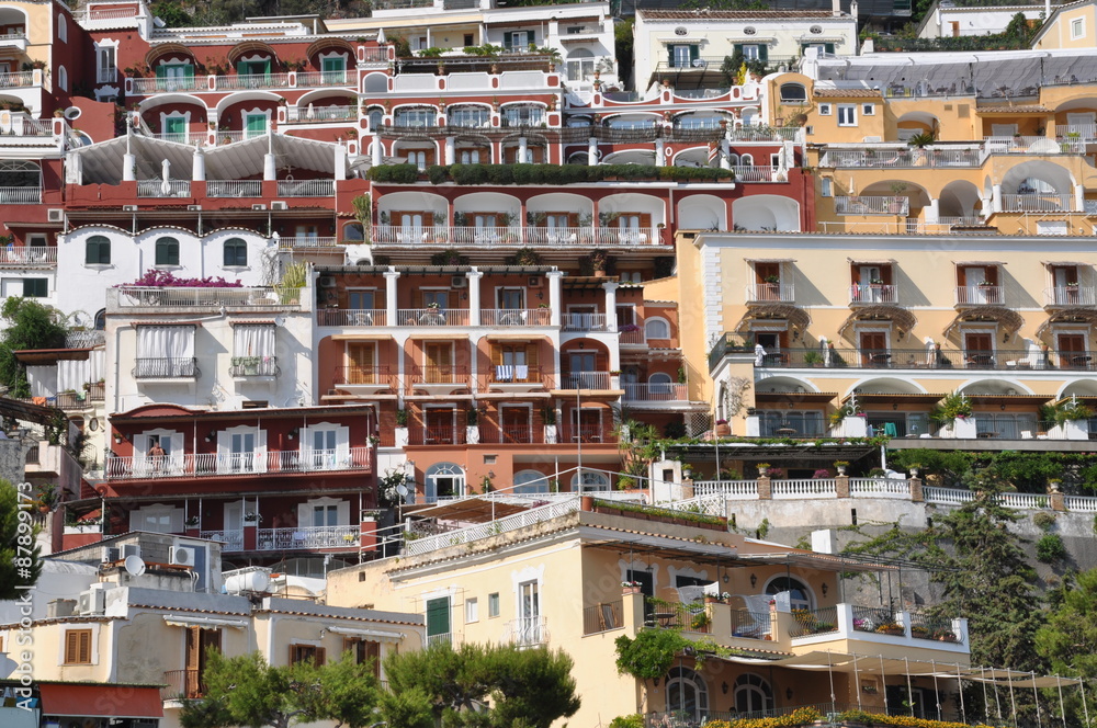 Positano town on Amalfi Coast, Italy