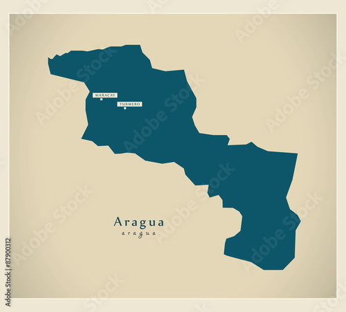 Modern Map - Aragua VE