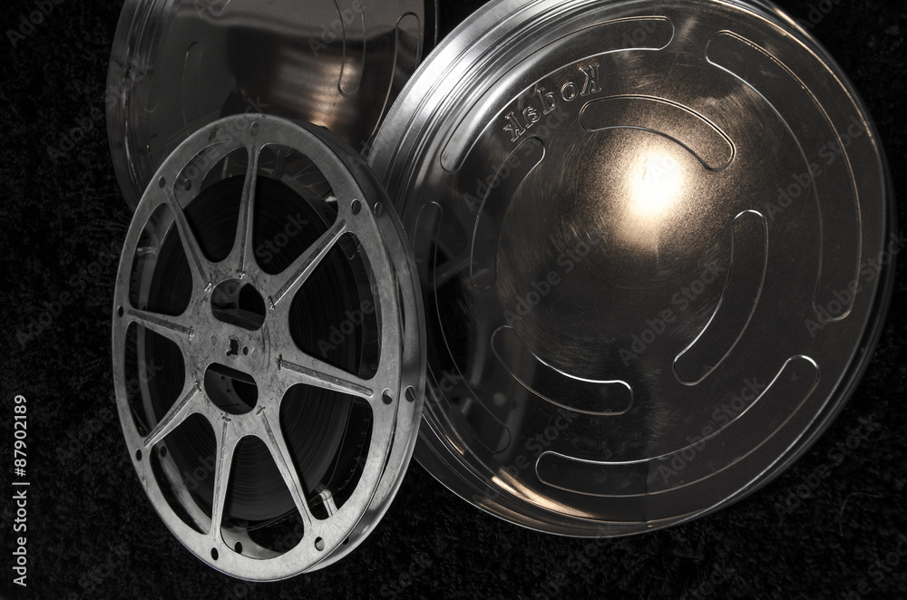 Obraz premium boite ouvert et son film