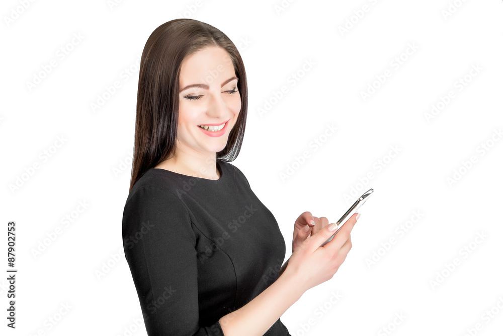 woman holding phone woman holding phone