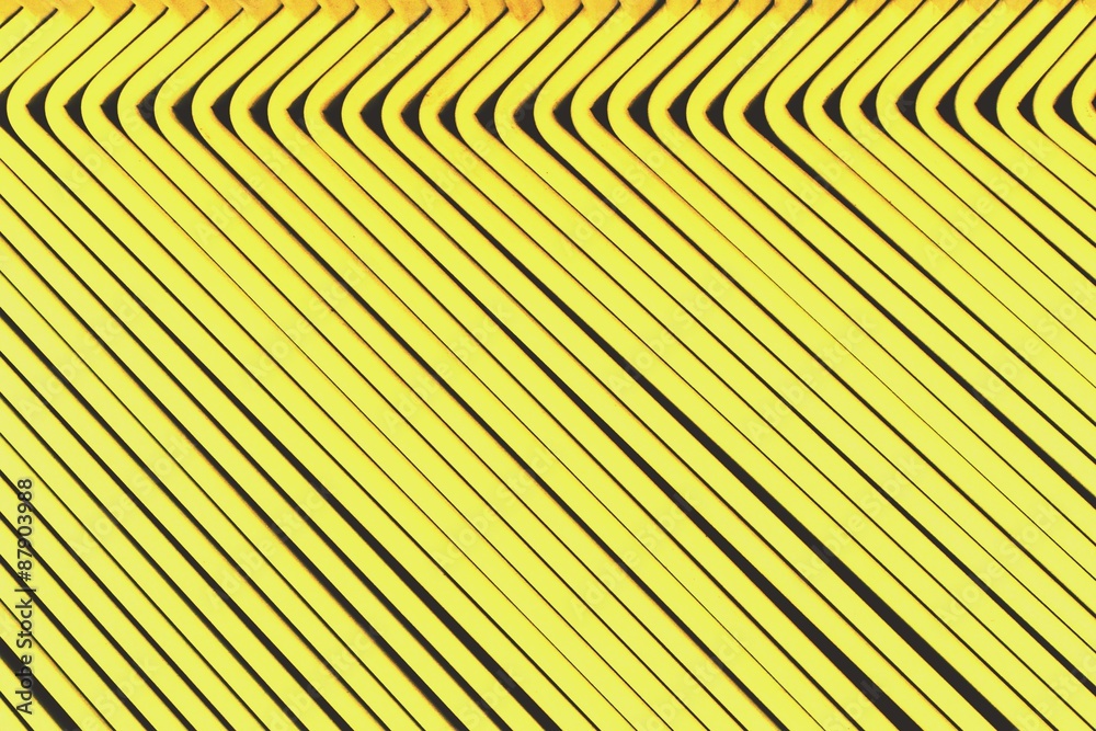 line up yellow metal slat line up yellow metal slat