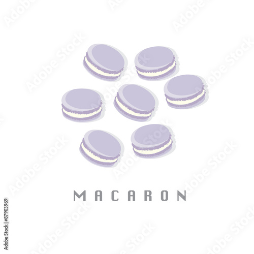 Lavender macaron.