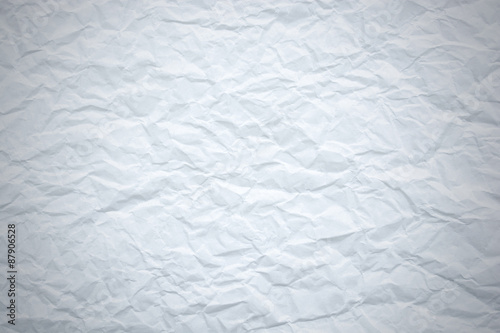Fototapeta Naklejka Na Ścianę i Meble -  white crumpled paper texture background