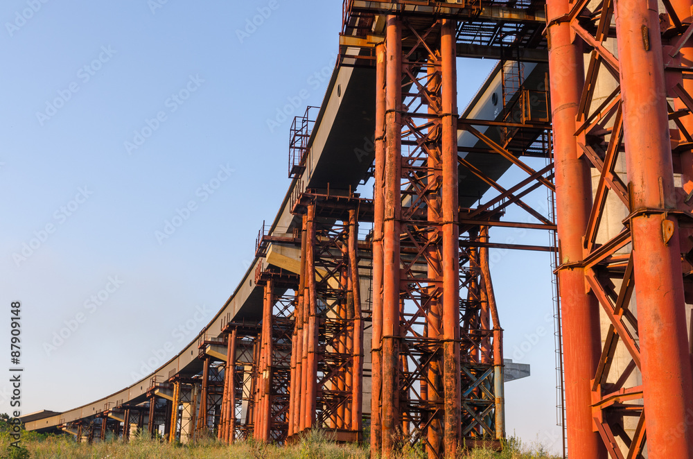 Naklejka premium bridge building