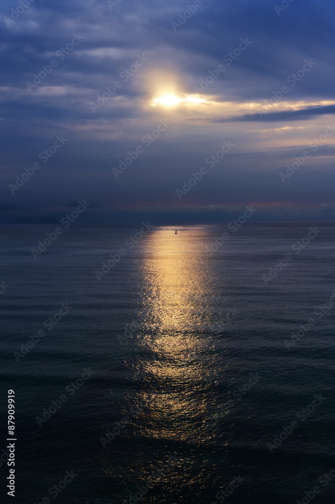 Fototapeta premium sunset on the ocean