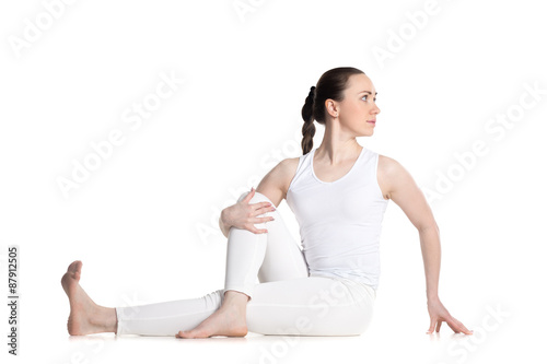 Vakrasana yoga pose