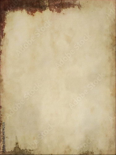 Abstract grunge old sheet of paper background