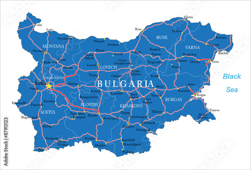 Bulgaria map