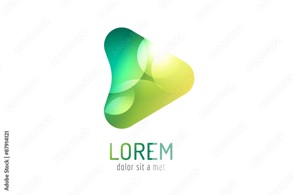 Vector logo template. Abstract arrow shape and symbol, icon or Vector logo template. Abstract arrow shape and symbol, icon or