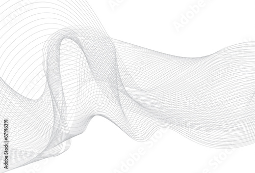 abstract flowing wave design layout vector background