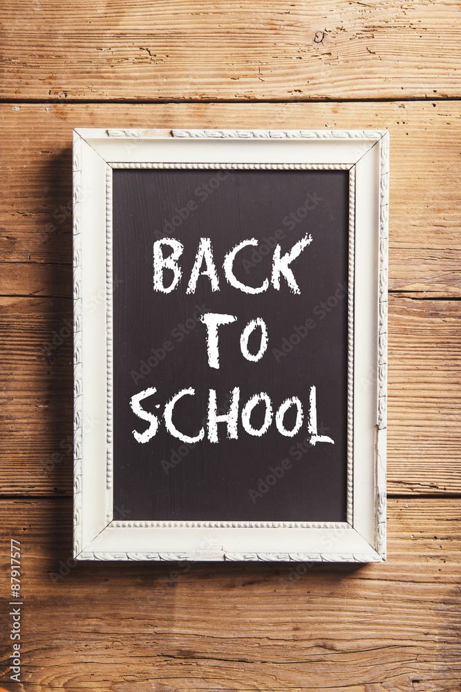 Fototapeta premium Back to school composition