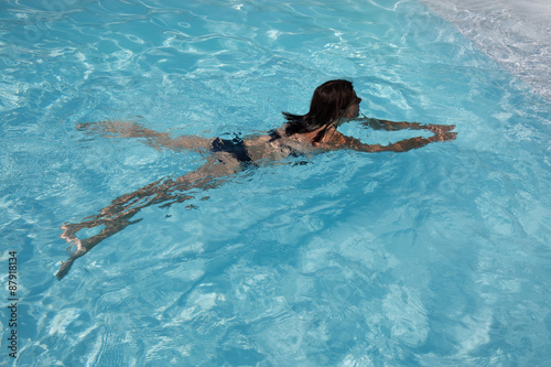 swiming girl woman © OceanProd