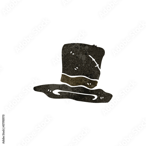 retro cartoon old hat
