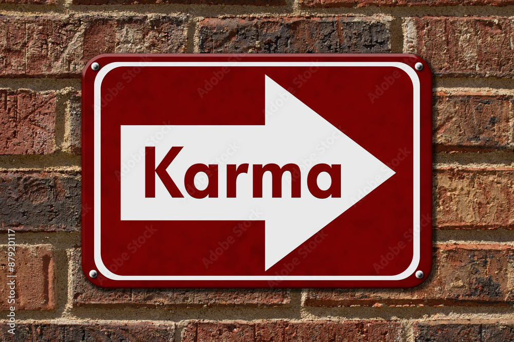 Obraz premium Karma Sign