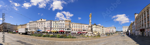 Panorama main square Linz photo