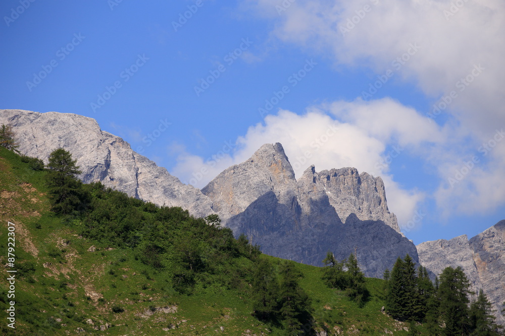 Bergspitzen im Karwendelgebirge