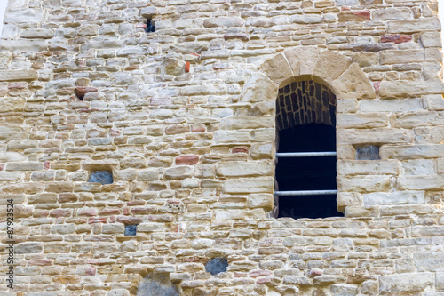 historic feeling comes out of Ruins of medieval fortress