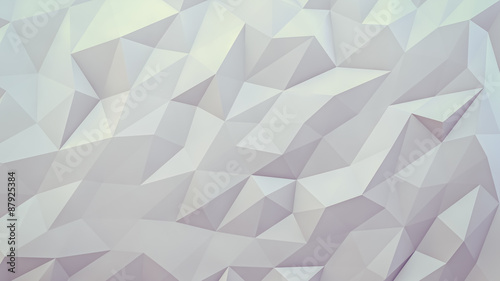 Fototapeta Naklejka Na Ścianę i Meble -  abstract 3d render background. Techno triangular low poly background