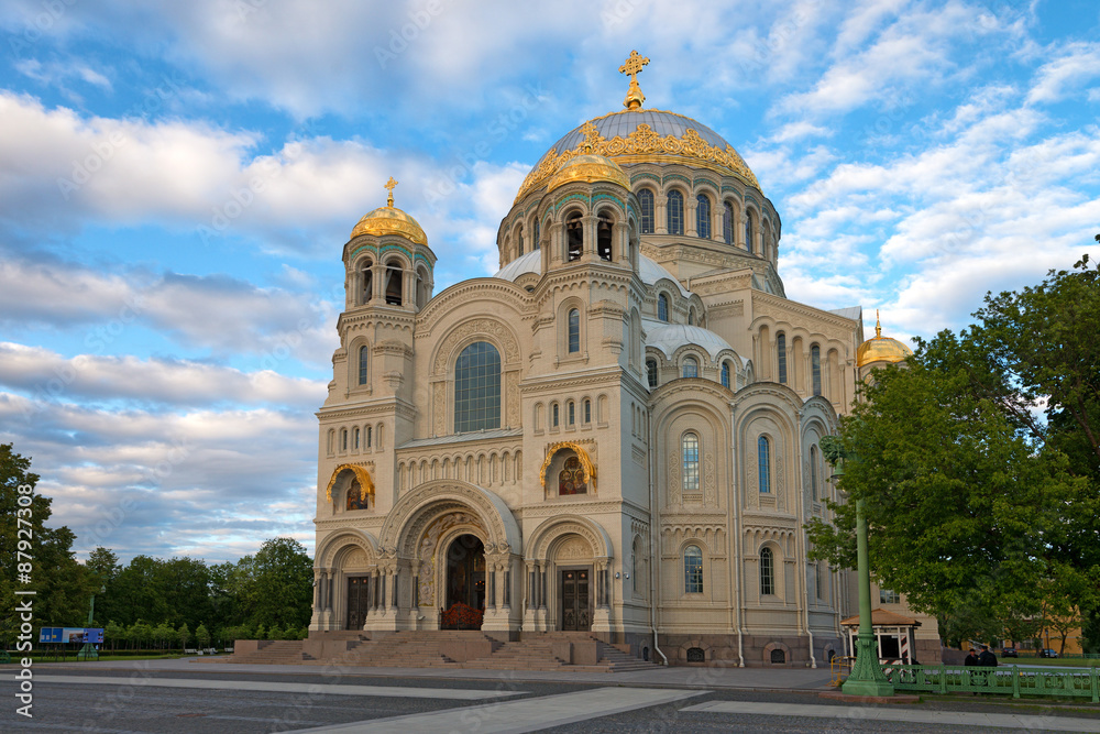 Orthodox cathedral in Kronstadt