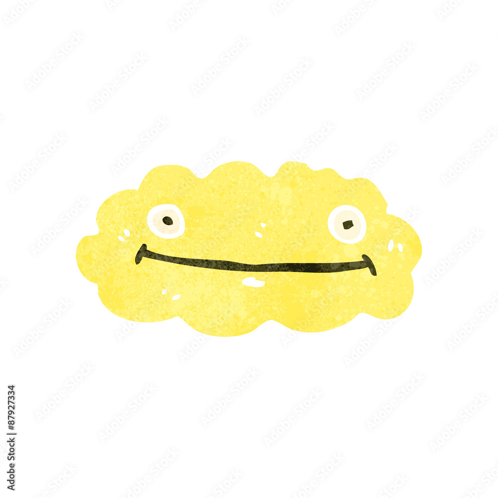 child's drawing of a happy cloud child's drawing of a happy cloud