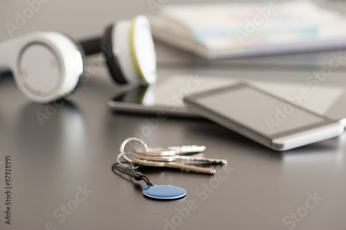 Smartphone, tablet and NFC tag, Near Field Communication theme