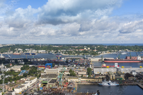 Container terminal in Gdynia, Poland