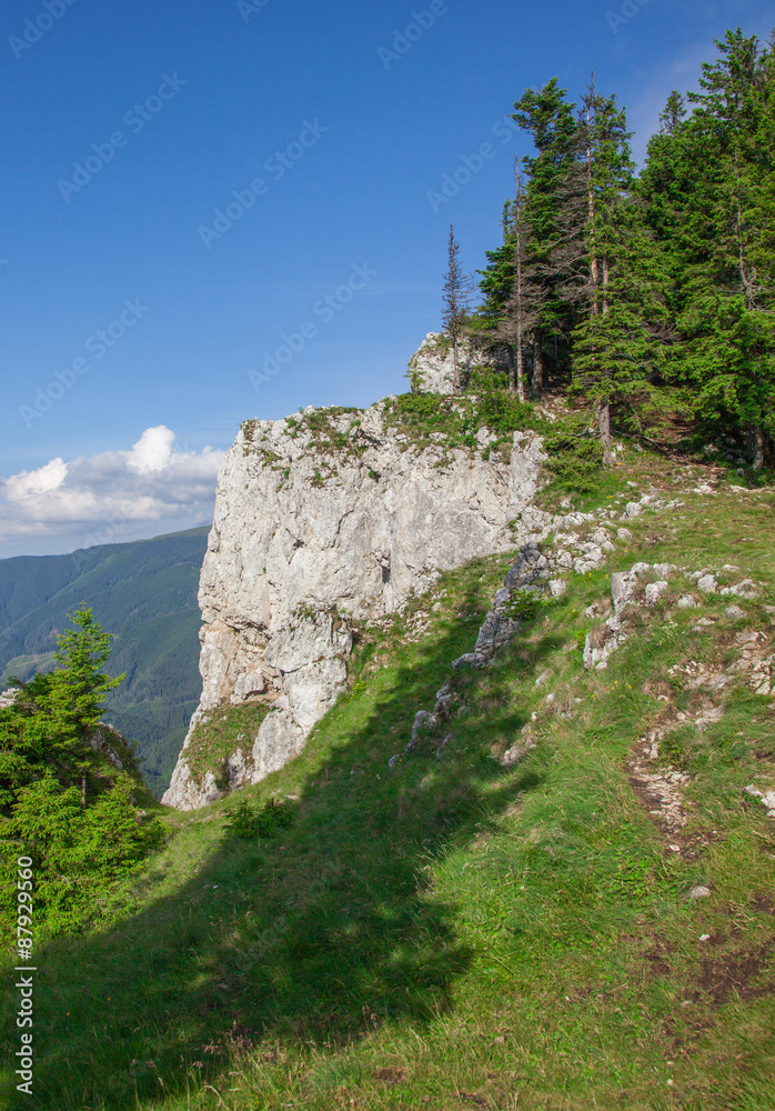 Landscape in Rarau Mountains