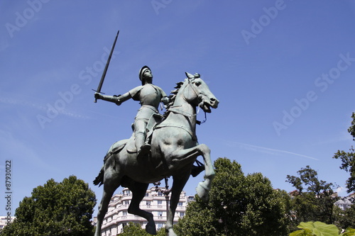 Statue équestre de Jeanne d'Arc à Paris