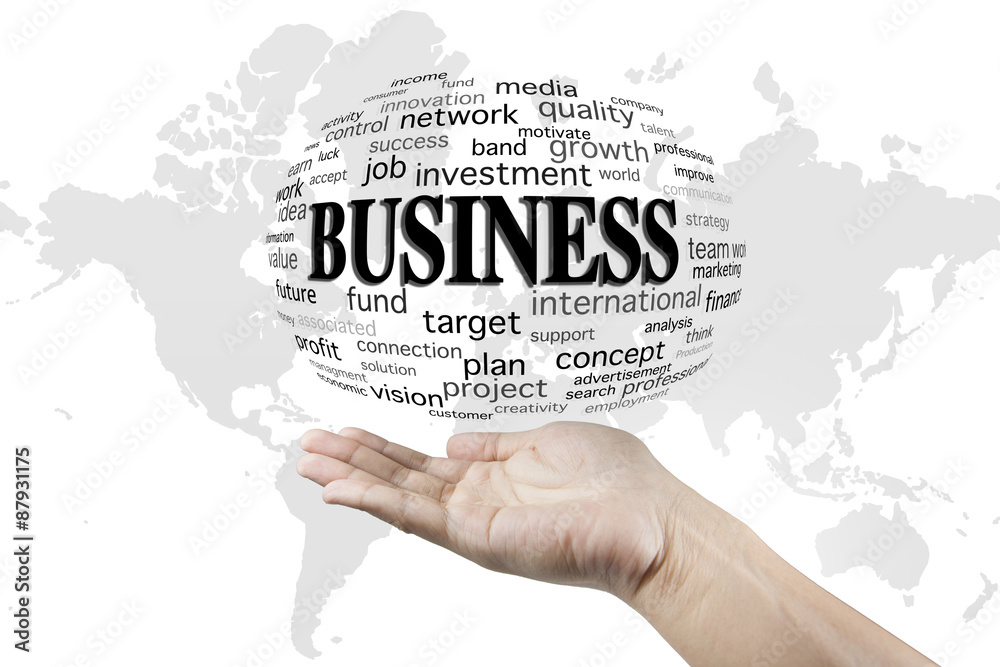 business idea word cloud in isolated background business idea word cloud in isolated background