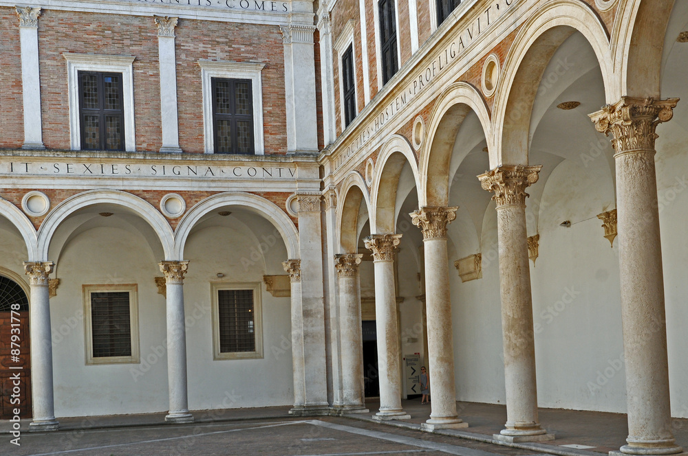 Urbino, il Palazzo Ducale - Marche