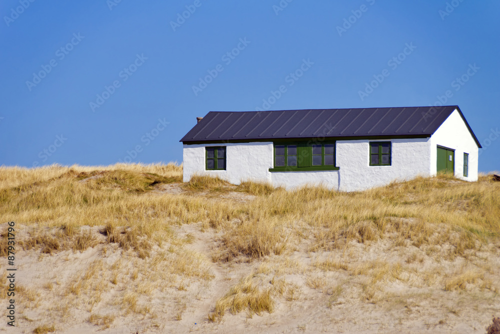 Hütte in den Dünen