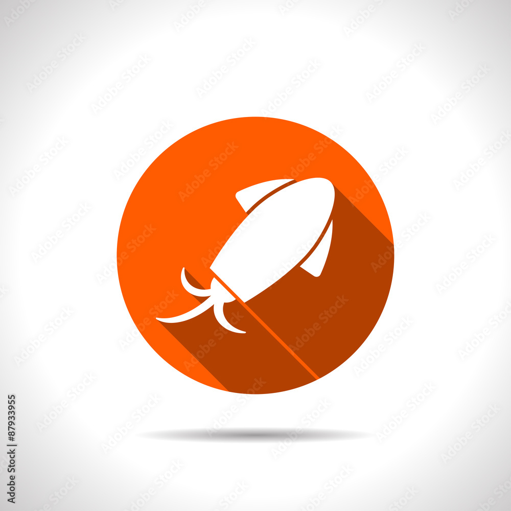 Vector squid icon. Food icon. Eps10 Vector squid icon. Food icon. Eps10